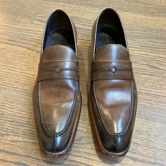 PAUL FREDERICK Leather Dress Shoes size 11 Made in Italy - Picture 2 of 12
